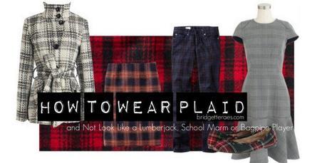 How to wear plaid