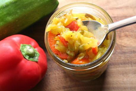 Zucchini Relish (Refined Sugar Free)
