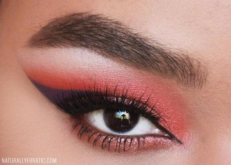 Orange and Violet Fall Eotd Halloween Makeup