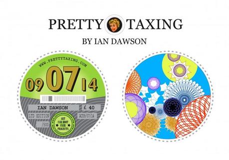 Certificate Ian Dawson 750x525 Pretty Taxing: Tax Disc art from Vauxhall Motors