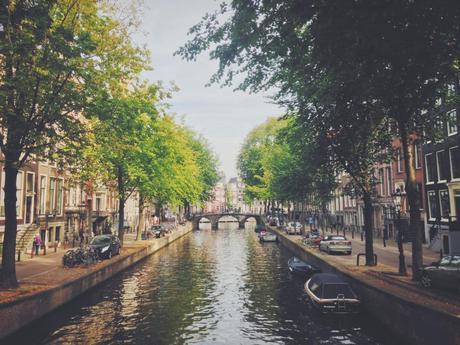 A Canal In Amsterdam