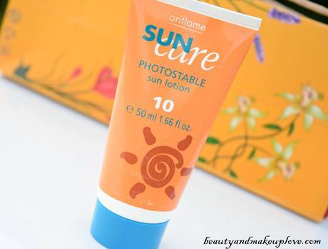Oriflame Photostable Sun Lotion SPF 10 Review