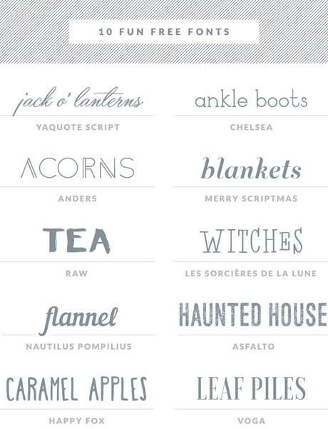 free fonts round up