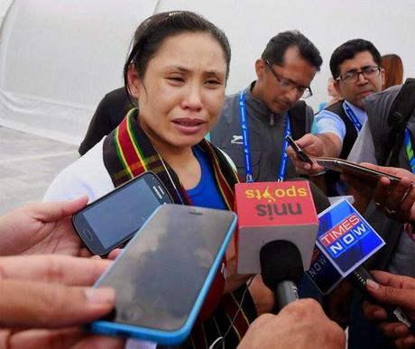 Mary Kon wins Gold .......... Sarita Devi robbed of one - apathy of officials...