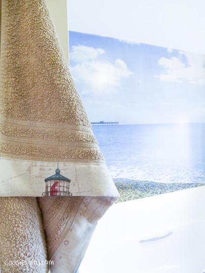 Oh, I do like to be beside the seaside! DIY sewing project: towels for the bathroom