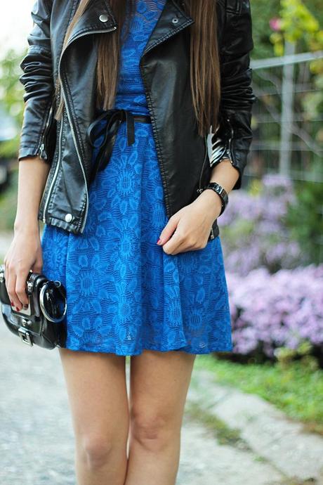 Lace meets leather