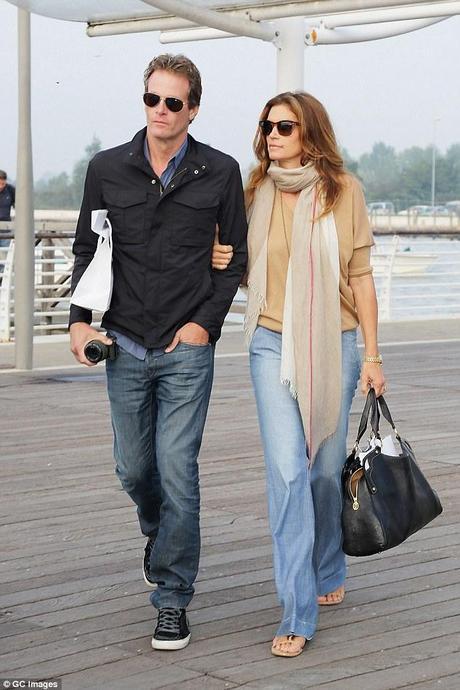 cindy crawford and husband after clooney wedding mens fashion 