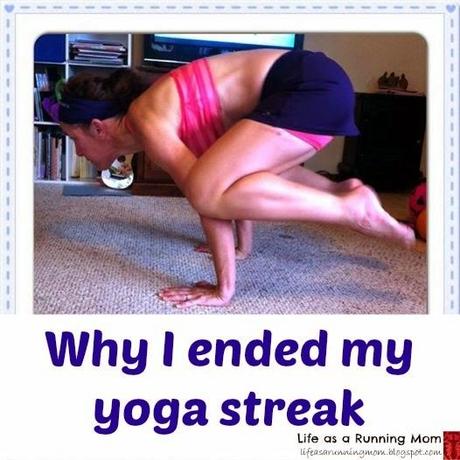 Why I ended my #yogastreak