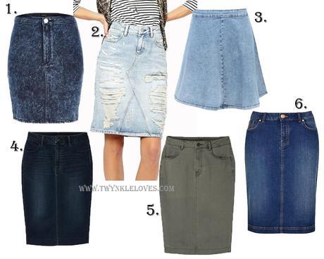 Pick Of The Day: Denim Skirts