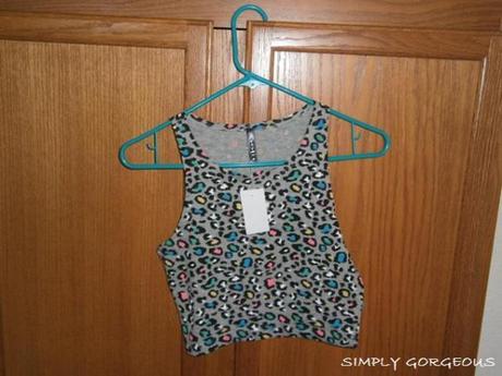 Cheetah Print Crop Top $2.00