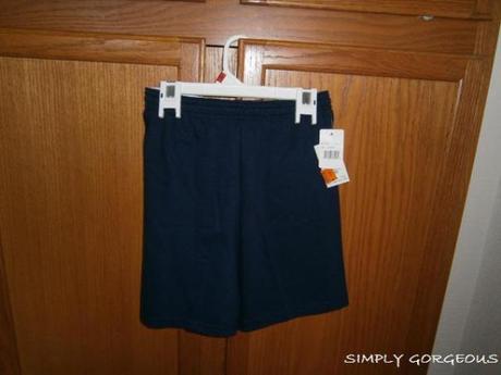 Navy Knit Shorts $1.00