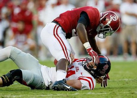 Alabama Sacks Bo Wallace