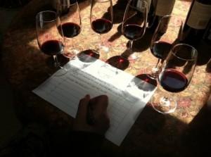 taking tasting notes