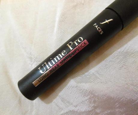 Faces Ultime Pro Long Wear Matte Lipstick Peach Blush (05) : Review, Swatch, FOTD