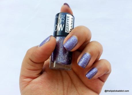 Swatches :: Maybelline Color Show Glitter Mania in Paparazzi Purple