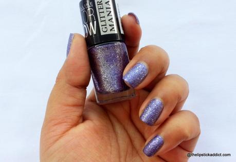 Swatches :: Maybelline Color Show Glitter Mania in Paparazzi Purple