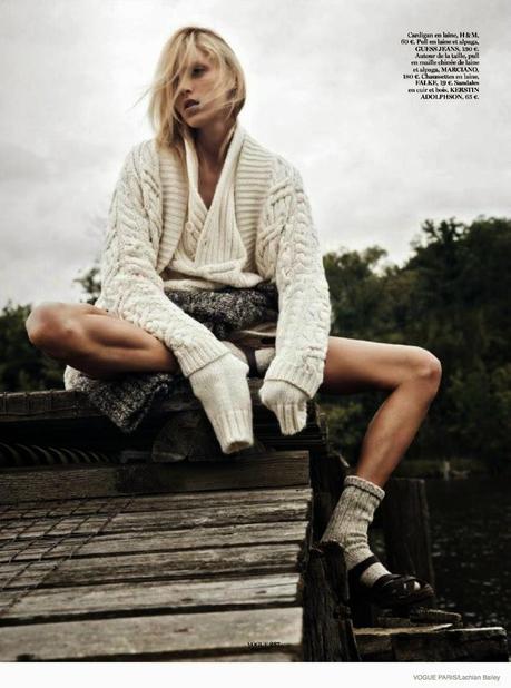 @AnjaRubikblog FOR @VogueParis BY LACHLAN BAILEY