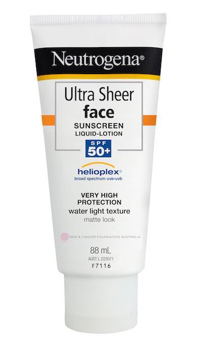 Neutrogena powerful Ultra Sheer Clear Face SPF30 and Ultra Sheer Face SPF50