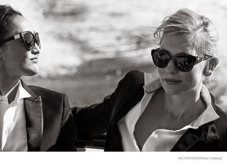 CATE BLANCHETT, EMILY BLUNT & ZHOU XUN STAR IN @IWC PORTOFINO ADS BY PETER LINDBERGH