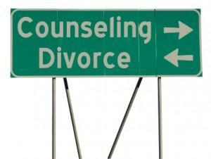 green road sign counseling divorce
