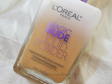 L'Oreal Paris Nude Magic Liquid to Powder Foundation : Review