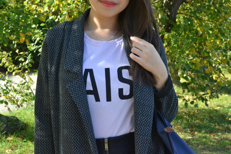 Daisybutter - UK Lifestyle and Fashion Blog: slogan t-shirt, zara leather skirt, lincoln brayford wharf