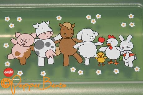 Variabolo Bento Lunch Boxes By Emja Farm Animals