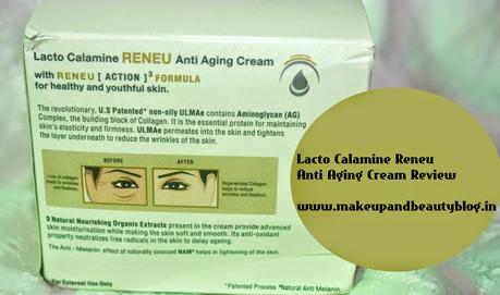 Lacto Calamine Reneu Anti Aging Cream Review