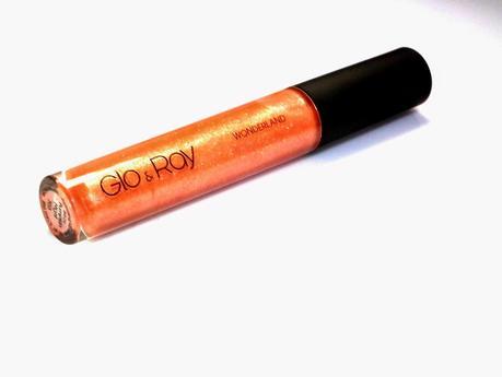 Glo & Ray Wonderland Hydrating Lip Gloss Pumpkin Night Swatches