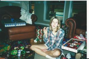 Yes this is me mowing through my traditional Christmas breakfast BOX of chocolate covered cherries