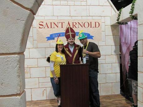 Saint Arnold Brewing Company (Texas' Oldest Craft Brewery) brought this chapel where people could actually wed at the festival.