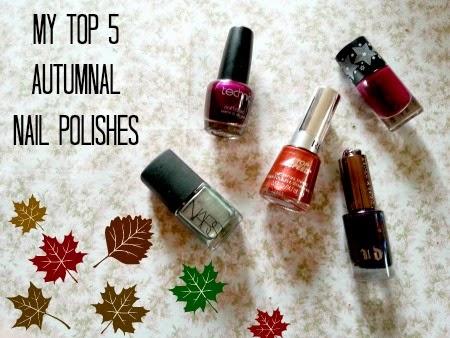 My Top 5 Autumnal Nail Polishes