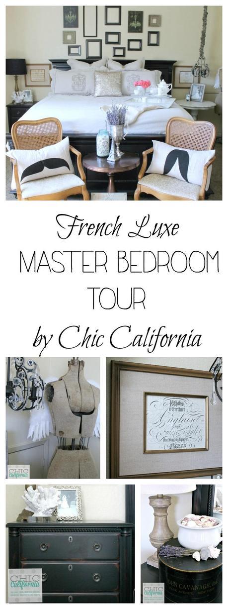 French Luxe Master Bedroom Tour by Chic California