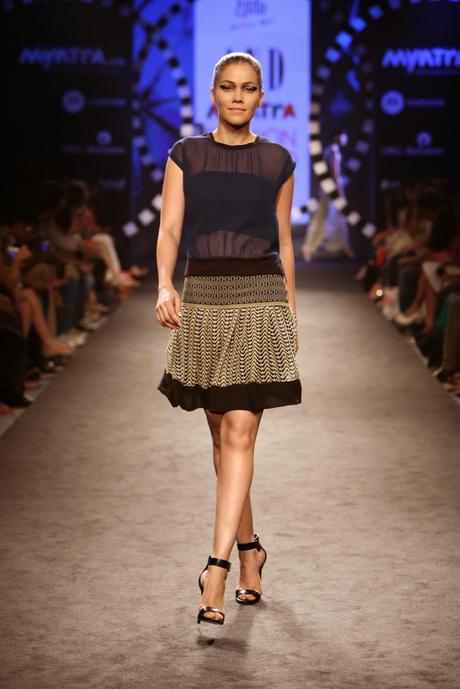 :: AND : Fall/Winte​r 2014 collection at the Myntra Fashion Weekend ::