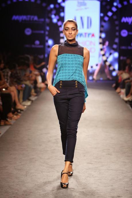 :: AND : Fall/Winte​r 2014 collection at the Myntra Fashion Weekend ::