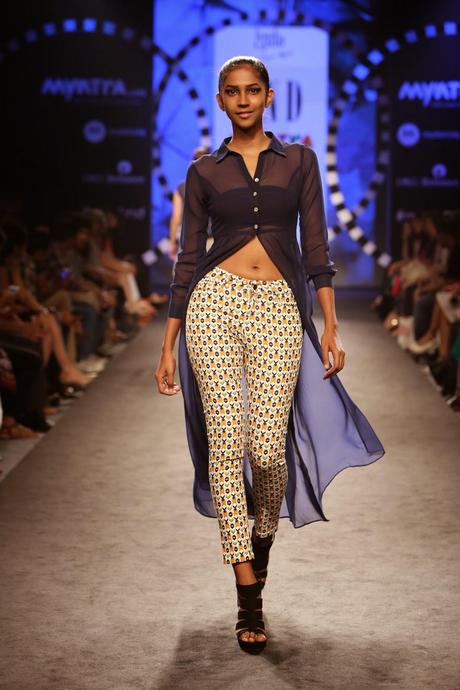 :: AND : Fall/Winte​r 2014 collection at the Myntra Fashion Weekend ::