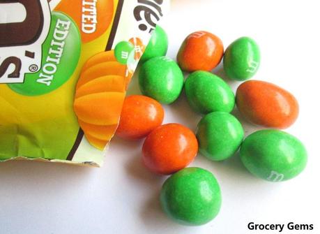 M&M's Limited Edition Halloween Green & Orange Colours