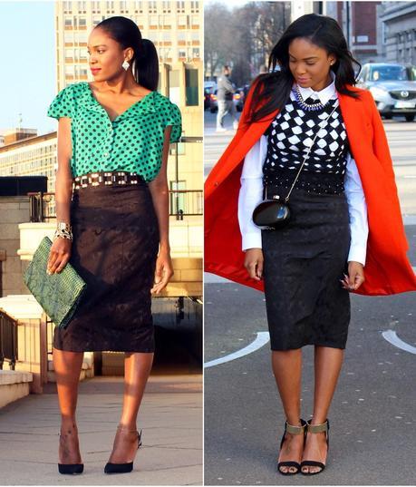 Outfit Ideas: The New Look Black Midi Skirt, Through The Seasons