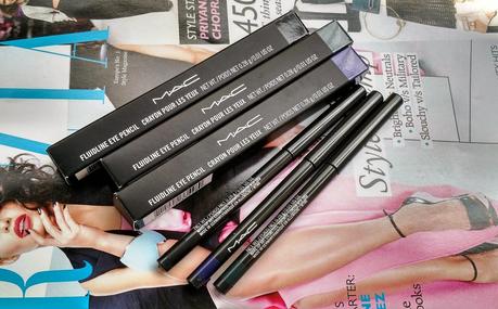 MAC LE Fluidline Eye Pencils from A Novel Romance Collection - Review, Swatches