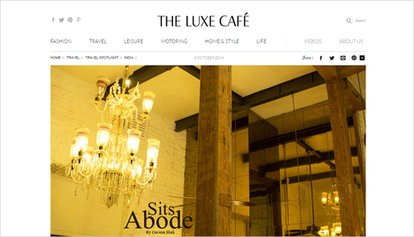 Website - The Luxe Cafe