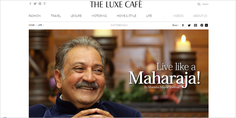 Website - The Luxe Cafe