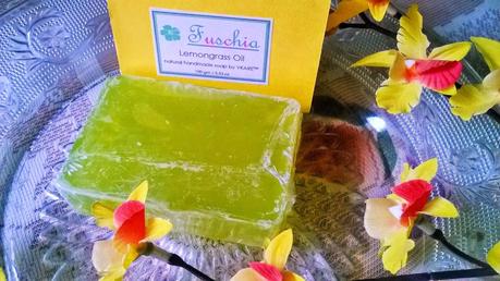 Fuschia Lemon Grass Oil Natural Handmade Soap Review