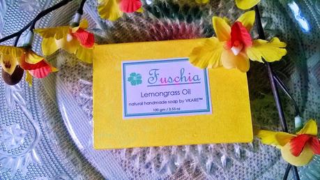 Fuschia Lemon Grass Oil Natural Handmade Soap Review