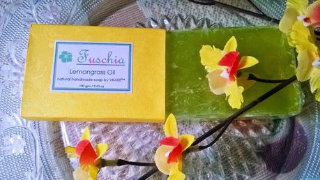 Fuschia Lemon Grass Oil Natural Handmade Soap Review