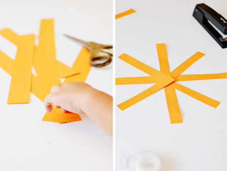Construction Paper Pumpkins Craft For Kids