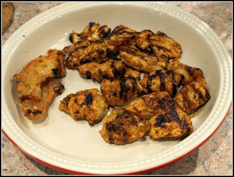 Griddled chicken with Harissa