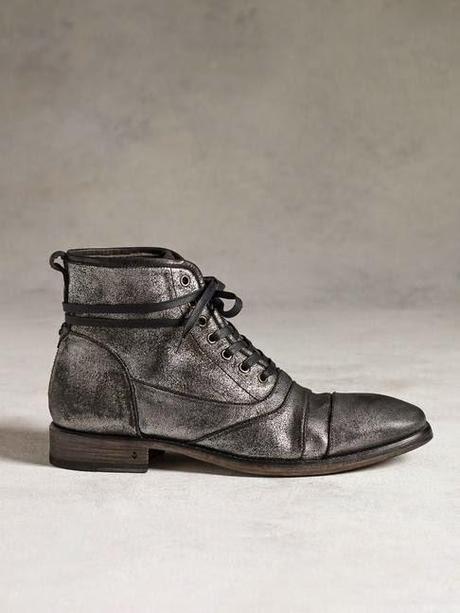 Weathered to Perfection:  John Varvatos Fleetwood Lace Boot