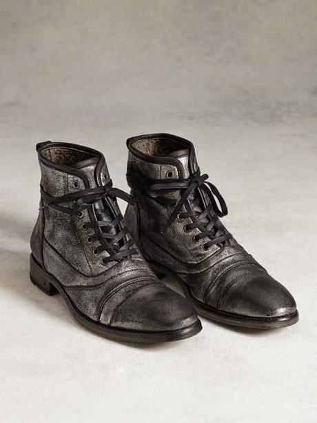 Weathered to Perfection:  John Varvatos Fleetwood Lace Boot