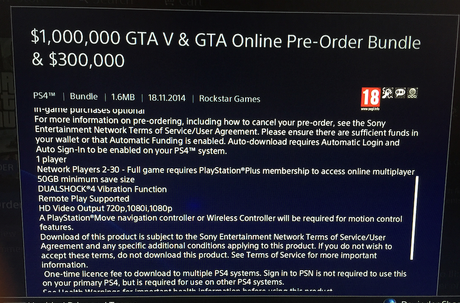 GTA 5 is 50GB and supports PlayStation Move on PS4 – report