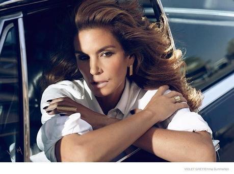 CINDY CRAWFORD FOR VIOLET GREY SHOOT